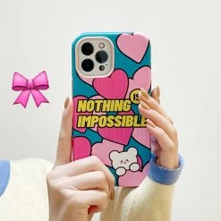 Boogzel Apparel Nothing Is Impossible IPhone Case
