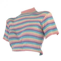 Boogzel Apparel Pastel Sweetz Ribbed Top