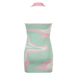 Boogzel Apparel Pastel Candy Halter Dress