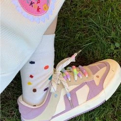 Boogzel Apparel SOFT GIRL OUTFITS Pastel Aesthetic Sneakers