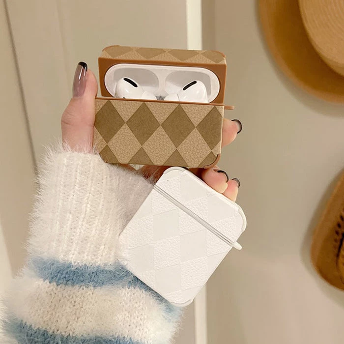 Boogzel Apparel IPHONE CASES Pastel Argyle Airpods Case 3 Boogzel Apparel IPHONE CASES Pastel Argyle Airpods Case