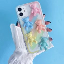 Boogzel Apparel Pastel Bears IPhone Case