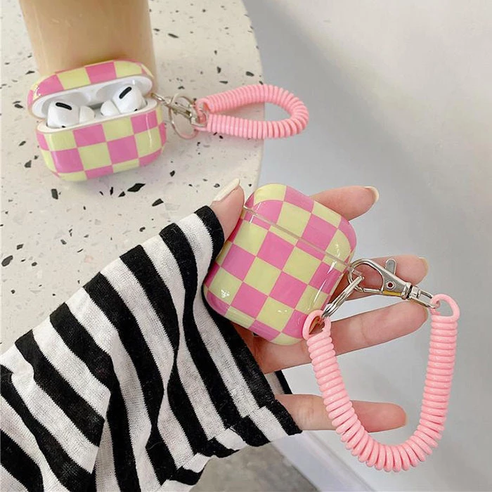 Boogzel Apparel Pastel Checkered AirPods Case 3 Boogzel Apparel Pastel Checkered AirPods Case