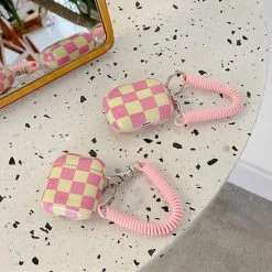 Boogzel Apparel Pastel Checkered AirPods Case 9 Boogzel Apparel Pastel Checkered AirPods Case