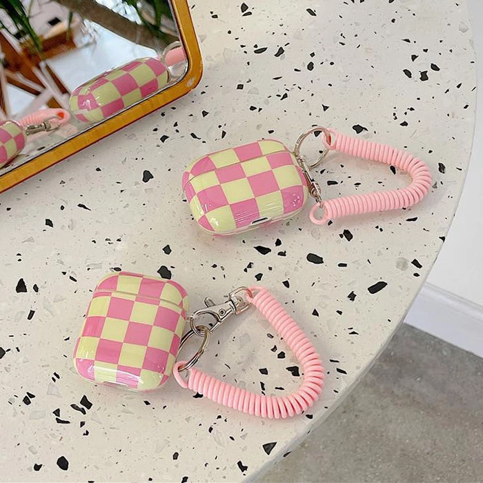Boogzel Apparel Pastel Checkered AirPods Case 4 Boogzel Apparel Pastel Checkered AirPods Case