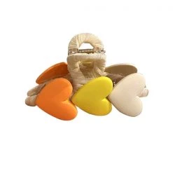 Boogzel Apparel HAIR ACCESSORIES Pastel Heart Hair Claw