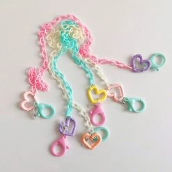 Boogzel Apparel OTHER Pastel Face Mask Holder Chain