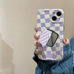 Boogzel Apparel Pastel Plaid IPhone Case IPHONE CASES