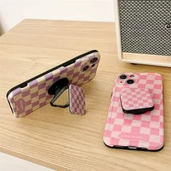 Boogzel Apparel Pastel Plaid IPhone Case IPHONE CASES