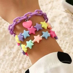 Boogzel Apparel SOFT GIRL OUTFITS Pastel Star Bracelet