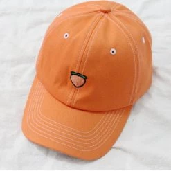 Boogzel Apparel Peach Dad Hat FRESH FRUITS