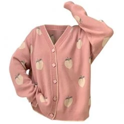 Boogzel Apparel Soft Peach Cardigan