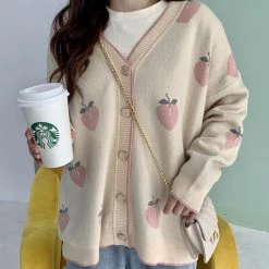 Boogzel Apparel Soft Peach Cardigan