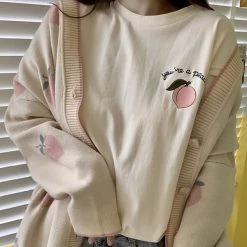 Boogzel Apparel Soft Peach Cardigan