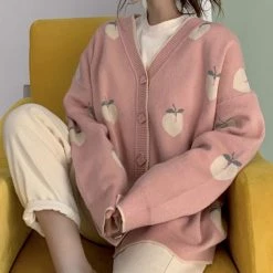 Boogzel Apparel Soft Peach Cardigan