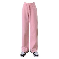 Boogzel Apparel Peach Embroidery Pink Jeans SOFT GIRL OUTFITS 11 Boogzel Apparel Peach Embroidery Pink Jeans SOFT GIRL OUTFITS