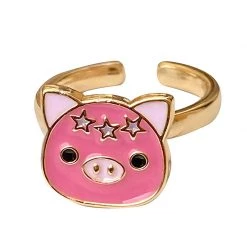Boogzel Apparel Mini Pig Fidget Ring 🐷 INDIE CLOTHES
