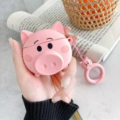 Boogzel Apparel Cute Pig Airpods Case