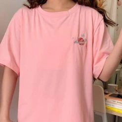 Boogzel Apparel DRESSED FOR SPACE Pink Saturn Tee