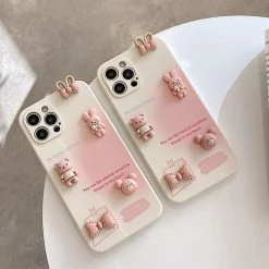Boogzel Apparel Pink Bunnies IPhone Case IPHONE CASES