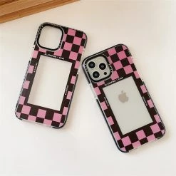 Boogzel Apparel IPHONE CASES Pink Checkerboard IPhone Case