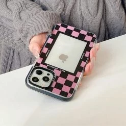 Boogzel Apparel IPHONE CASES Pink Checkerboard IPhone Case