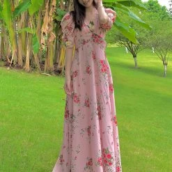 Boogzel Apparel FAIRYCORE Floral Fields Dress