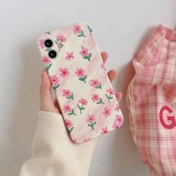 Boogzel Apparel IPHONE CASES Pink Floral IPhone Case