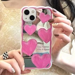 Boogzel Apparel IPHONE CASES Pink Hearts IPhone Case