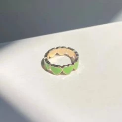 Boogzel Apparel Y2K Heart Ring Y2K OUTFITS