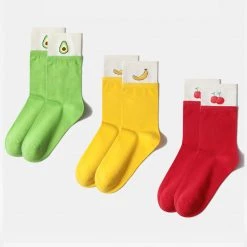 Boogzel Apparel Pixel Fruit Socks FRESH FRUITS