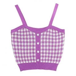 Boogzel Apparel Love Addiction Plaid Top