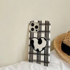 Boogzel Apparel IPHONE CASES Plaid Heart IPhone Case