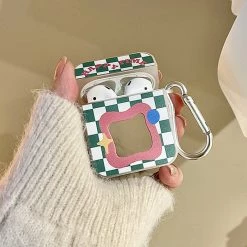 Boogzel Apparel Happy Time Plaid Airpods Case