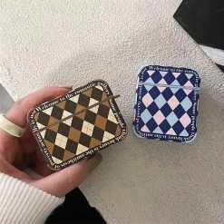 Boogzel Apparel IPHONE CASES Plaid Pattern AirPods Case