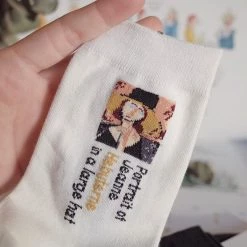 Boogzel Apparel Portrait Of Jeanne Hebuterne Socks