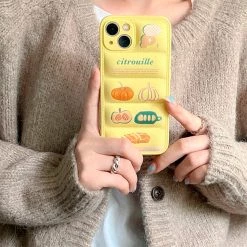 Boogzel Apparel IPHONE CASES Citrouille Puffer IPhone Case