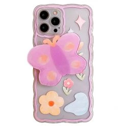 Boogzel Apparel Purple Butterfly IPhone Case BUTTERFLY AESTHETIC