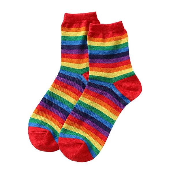 Boogzel Apparel OVER THE RAINBOW Rainbow Socks 1 Boogzel Apparel OVER THE RAINBOW Rainbow Socks