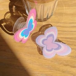 Boogzel Apparel BUTTERFLY AESTHETIC Rainbow Butterfly IPhone Case