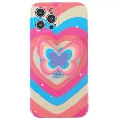 Boogzel Apparel BUTTERFLY AESTHETIC Rainbow Butterfly IPhone Case
