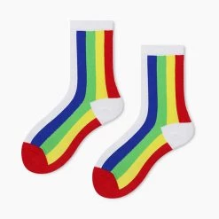 Boogzel Apparel Rainbow Crush Socks OVER THE RAINBOW