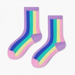 Boogzel Apparel Rainbow Crush Socks OVER THE RAINBOW