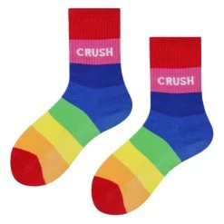 Boogzel Apparel Rainbow Crush Socks OVER THE RAINBOW
