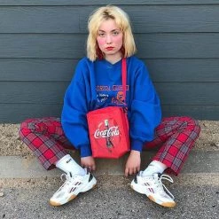 Boogzel Apparel 90s Kids Pants In Plaid Check