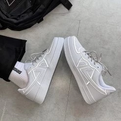 Boogzel Apparel E-girl Aesthetic Reflective Sneakers ⚡ GRUNGE CLOTHES