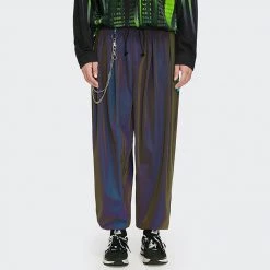 Boogzel Apparel Reflective Wide Pants