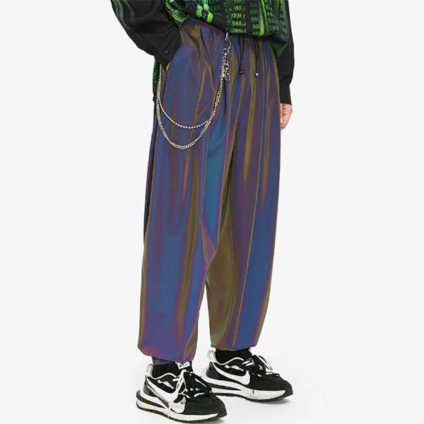 Boogzel Apparel Reflective Wide Pants 2 Boogzel Apparel Reflective Wide Pants