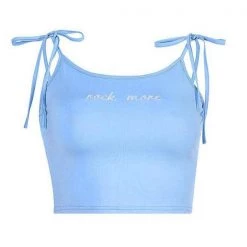 Boogzel Apparel Clothing Baby Blue Strappy Bralette