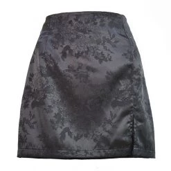 Boogzel Apparel Missed Calls Satin Skirt